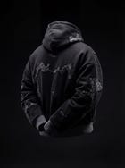 CHASM HOODIE: BLACK SNOWFLAKE (UNISEX) view 6