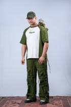 IZAZ TEE: WHITE/GREEN (UNISEX) view 3