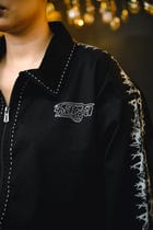 IZORA CROP JACKET: VOID [UNISEX] view 2