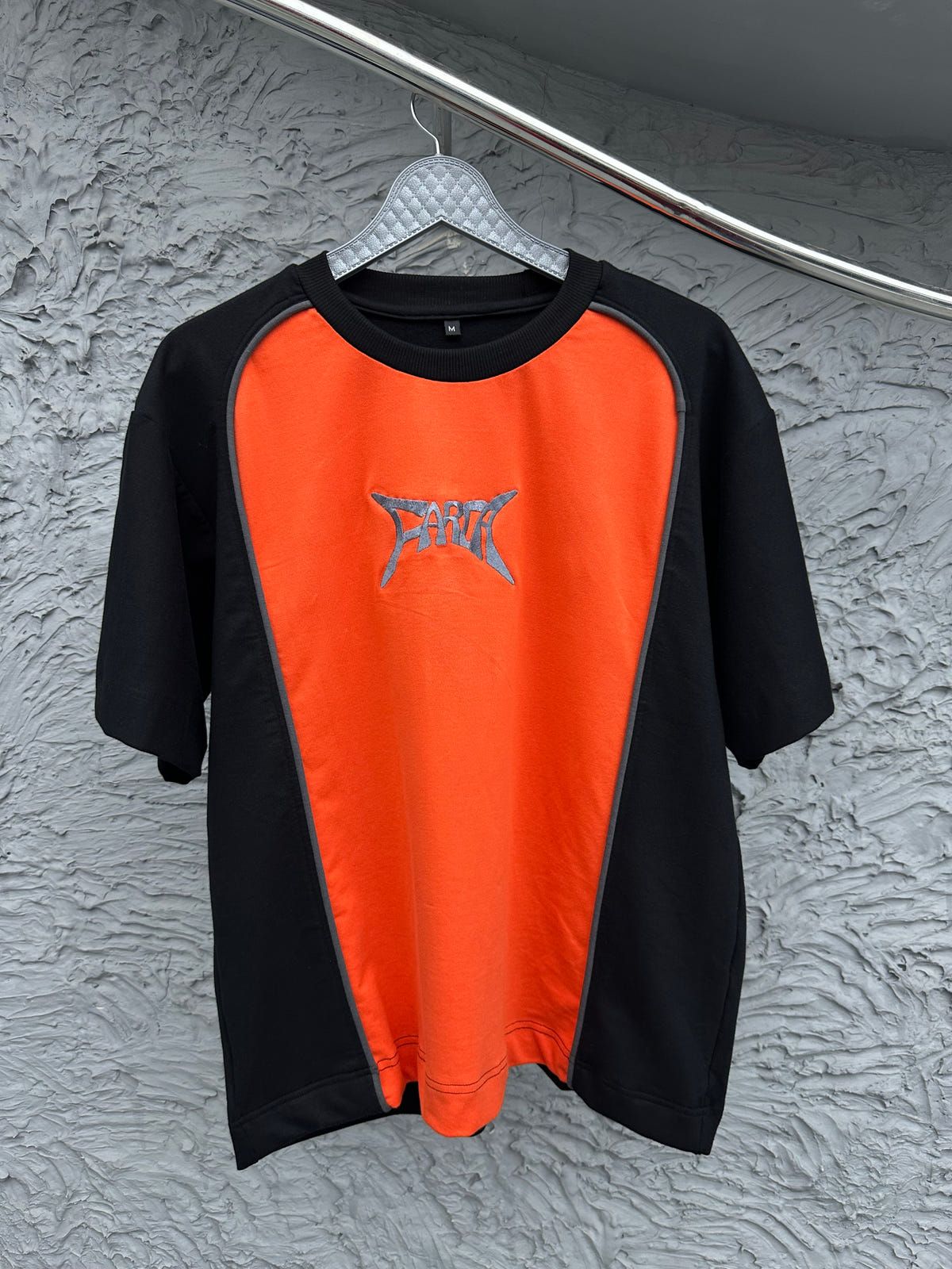 ECHOR TEE: ORANGE/GRAY/BLACK - image 1