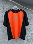 ECHOR TEE: ORANGE/GRAY/BLACK view 1
