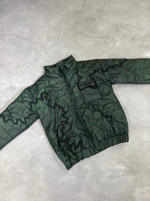 Farda — 2.6 THERMOCHROMIC JACKET (GREEN ON GREEN)