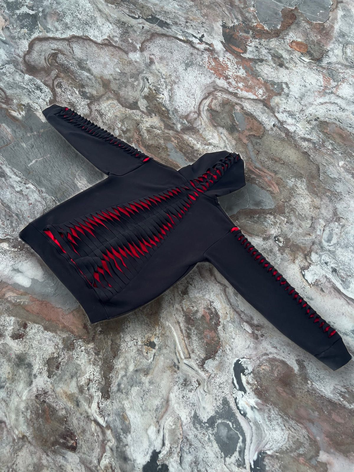 1.1 EXO HOODIE: BLACK/RED - image 13