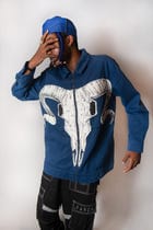 ARIES SKULL HANDPAINTED CUT & SEW JACKET view 1