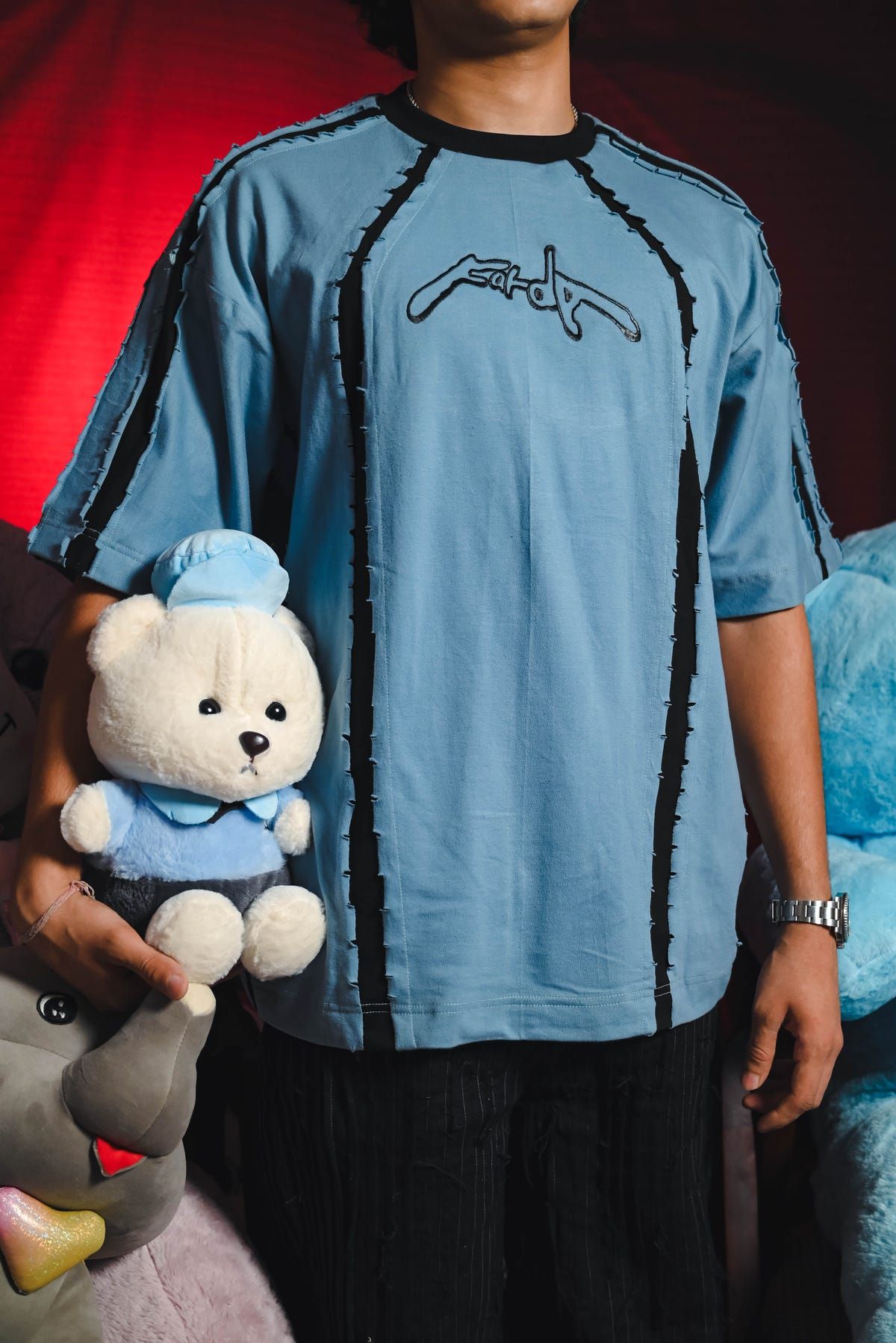 ERYX HALF SLEEVED: POWDER BLUE [UNISEX] - image 2