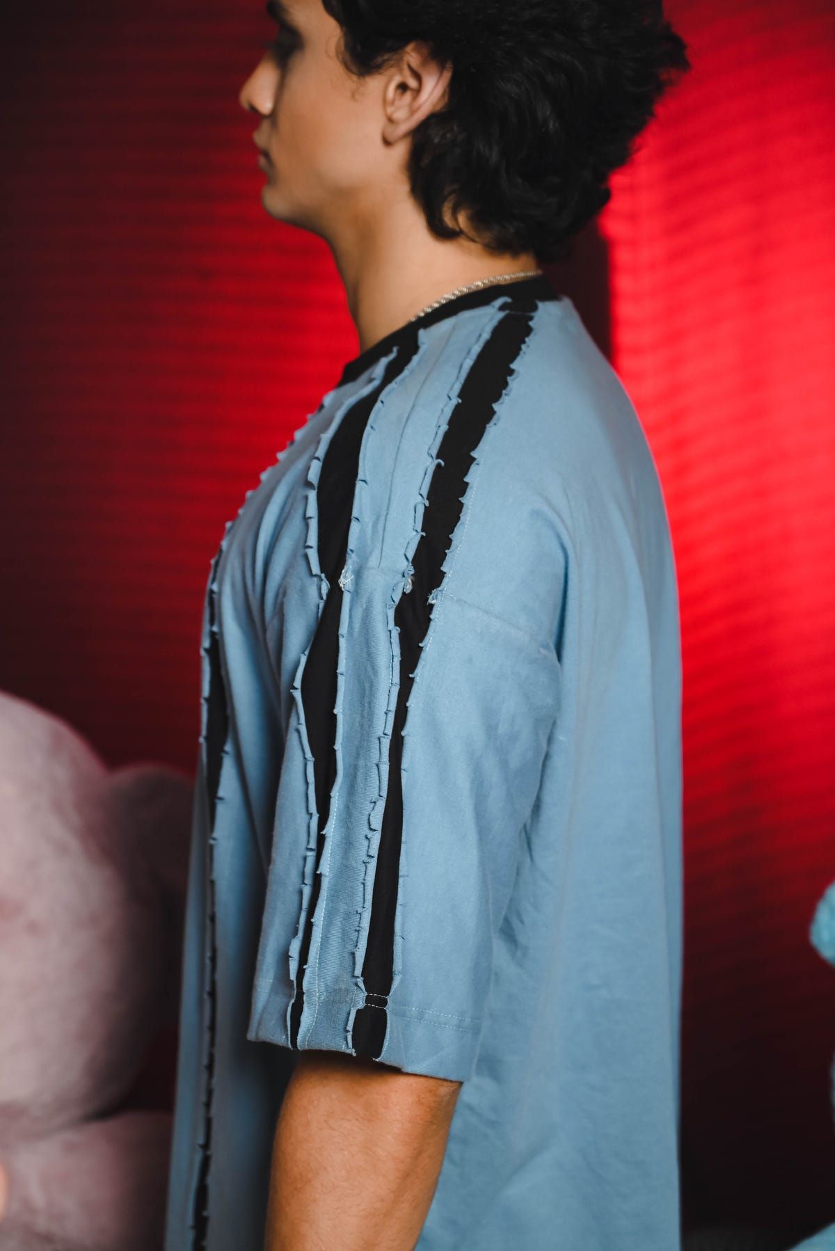ERYX HALF SLEEVED: POWDER BLUE [UNISEX] - image 4