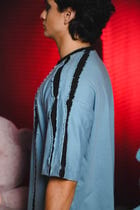 ERYX HALF SLEEVED: POWDER BLUE [UNISEX] view 4