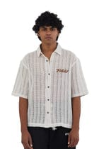 CREAM CROCHET SHIRT view 1