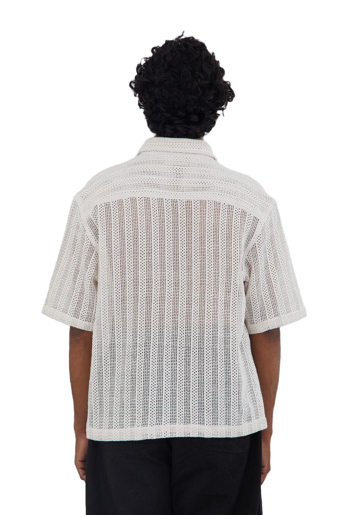 CREAM CROCHET SHIRT - image 2