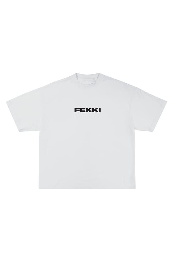Fekki — WHITE BASIC TEE
