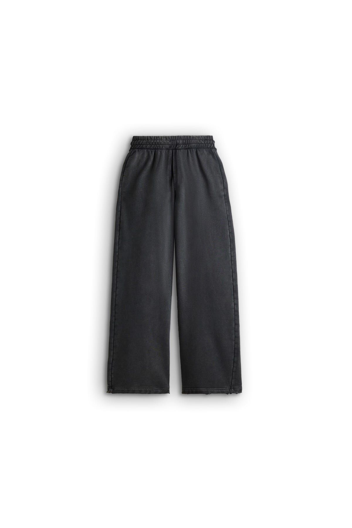 BLACK WIDE FIT SWEATPANTS - image 2