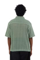 SAGE CROCHET SHIRT view 2