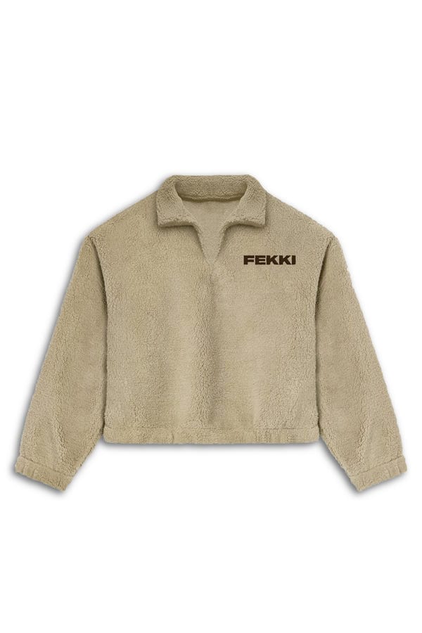 Fekki — MARSHMALLOW SHERPA PULLOVER