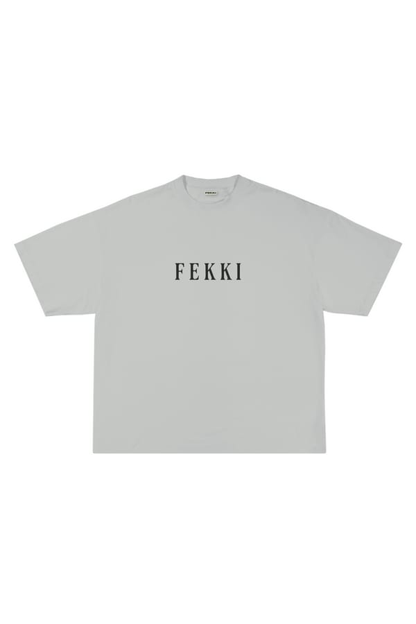 Fekki — GREY BASIC TEE