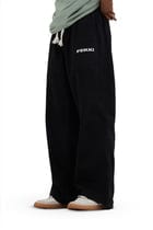 BLACK WIDE FIT CARGOS view 1