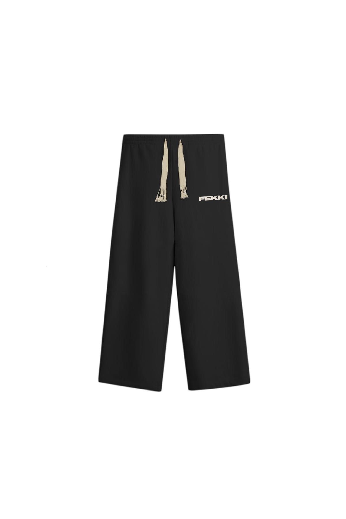 BLACK WIDE FIT CARGOS - image 7