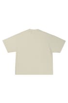 CREAM BASIC TEE view 2