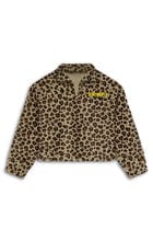 LEOPARD SHERPA PULLOVER view 1