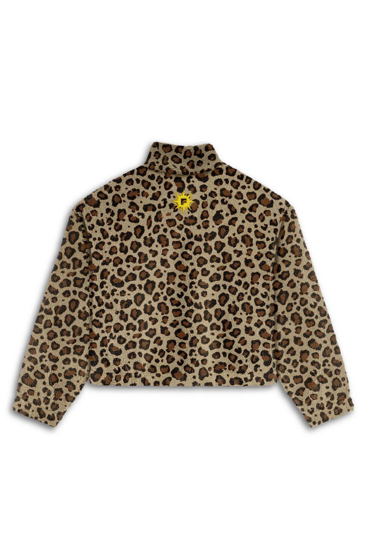 LEOPARD SHERPA PULLOVER - image 2