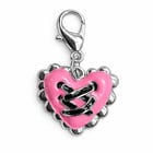 Pink Heart Charm view 1
