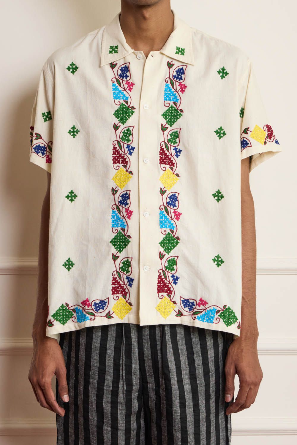 Hand Embroidered Shirt - image 3