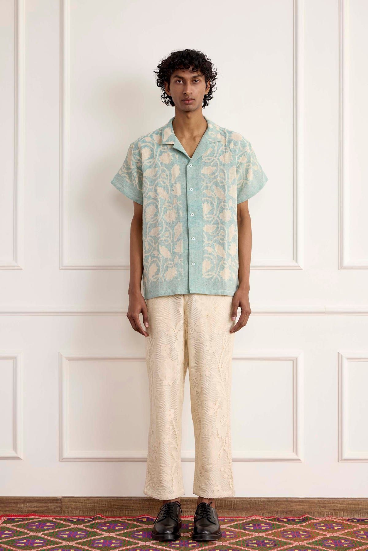 Jacquard Weave Shirt - image 1