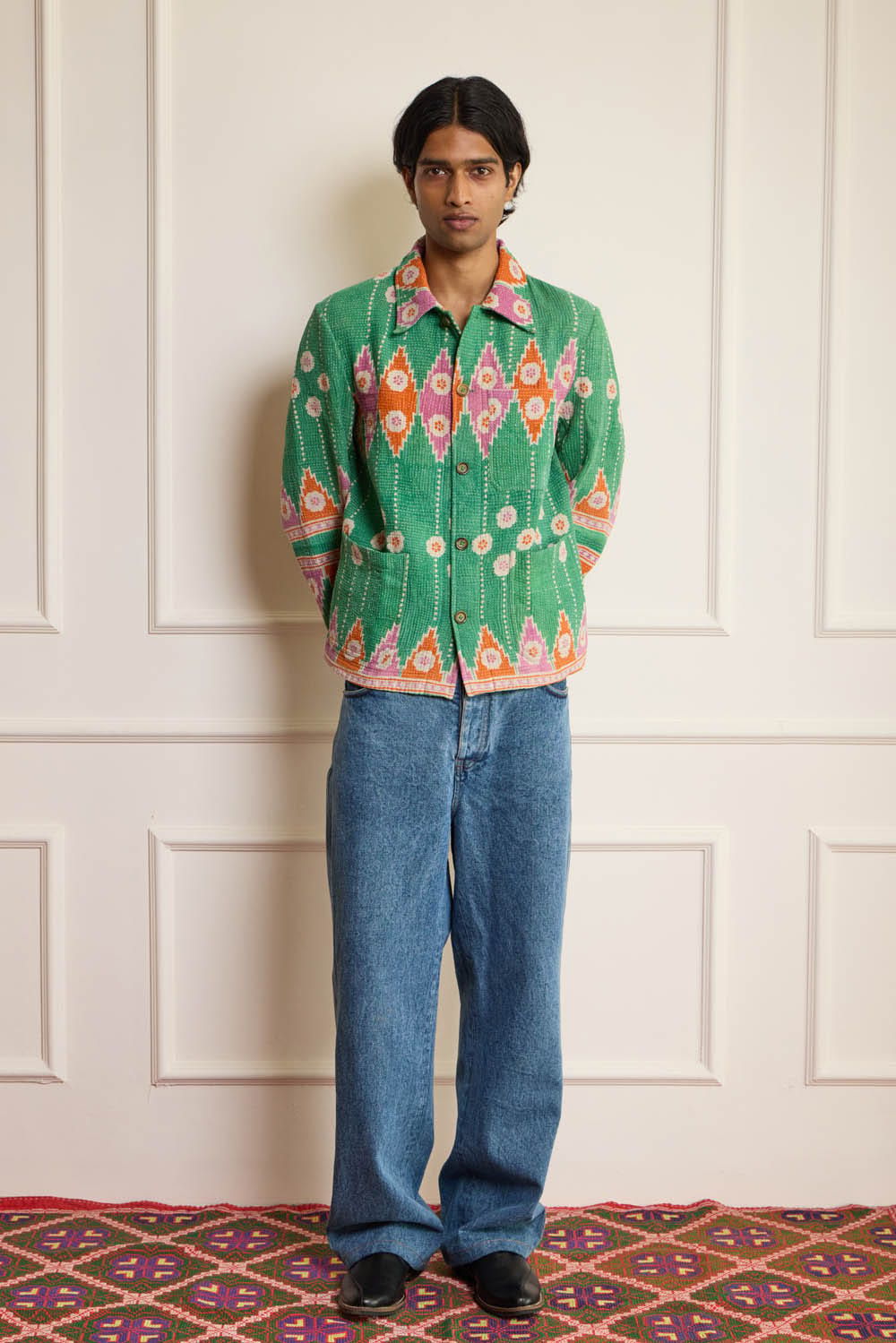 Antique Kantha Jacket - image 1