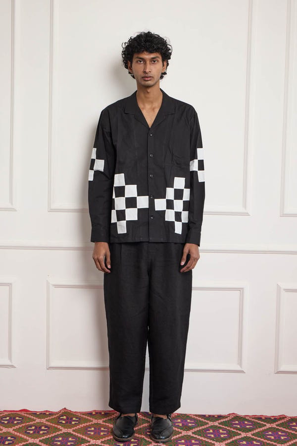 Harago — Stepwell Applique Shirt