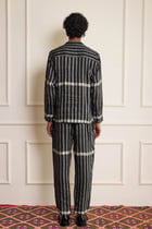 Striped Linen Pants view 3