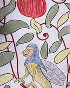 Jungle Scene Hand Printed Tablecloth view 2