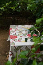 Jungle Scene Hand Printed Tablecloth view 4