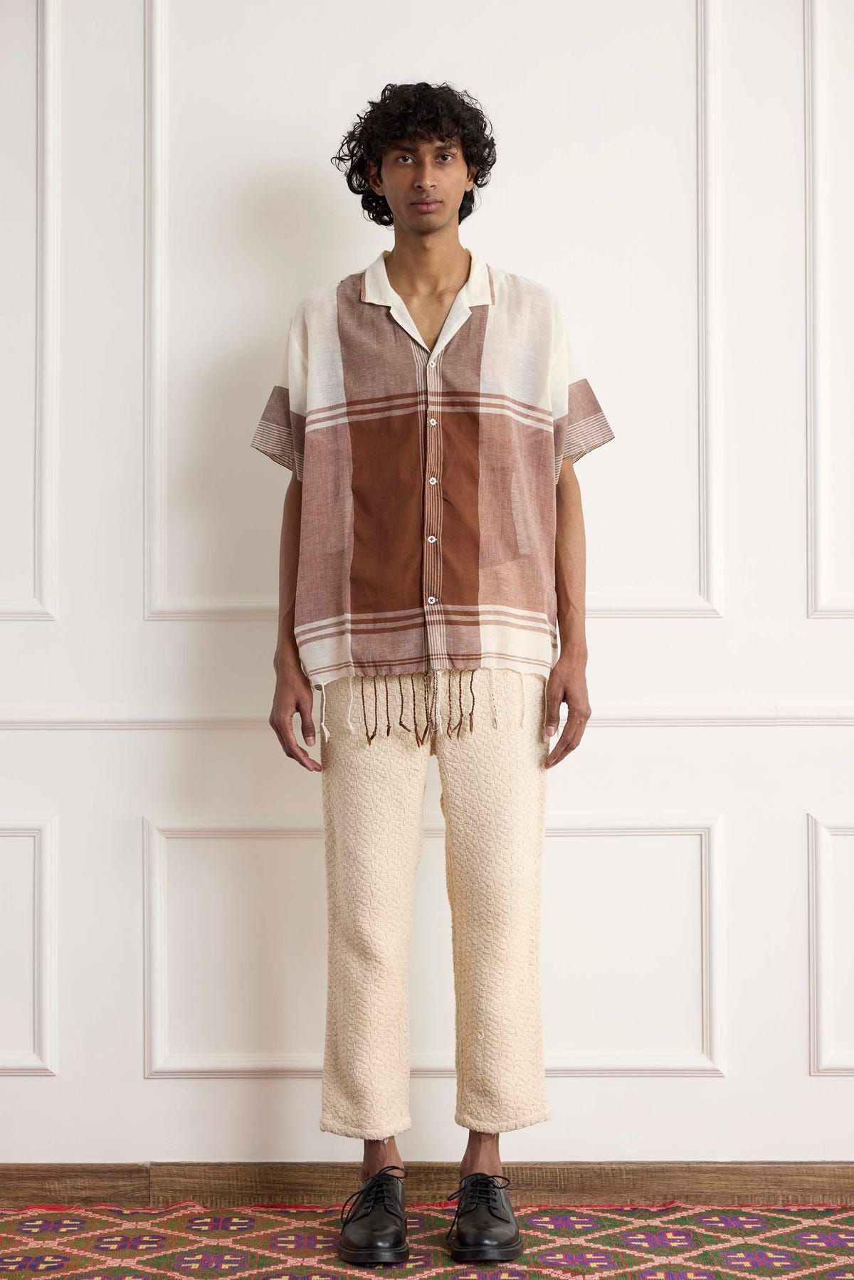 Vintage Table Cloth Shirt - image 1