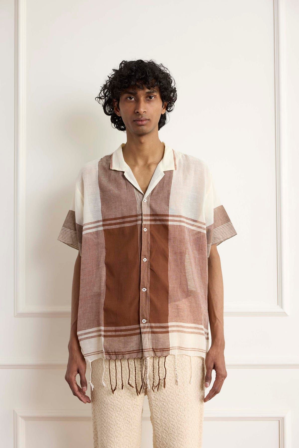 Vintage Table Cloth Shirt - image 3