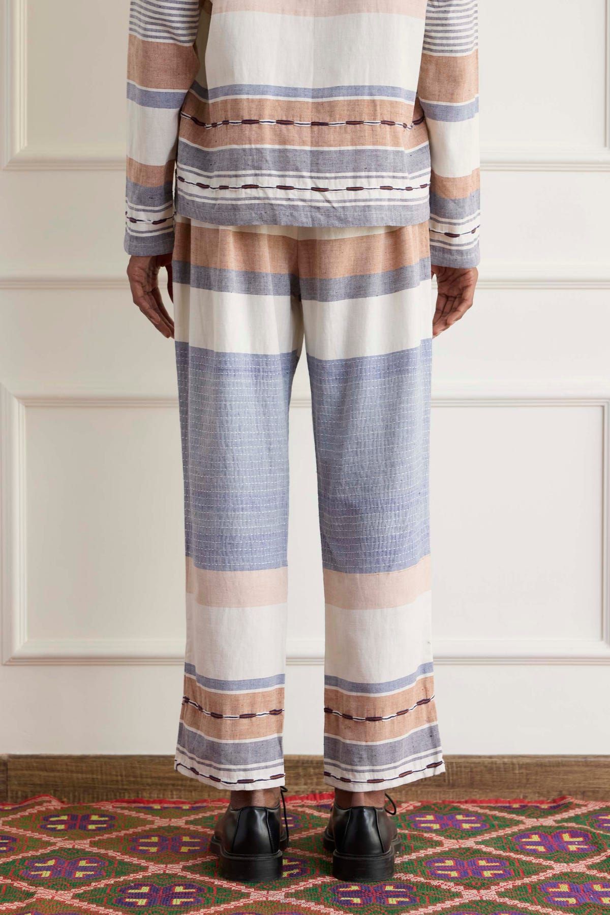 Handloom Stripes Pant - image 5