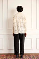 Lace Patch Long Sleeve Shirt view 2