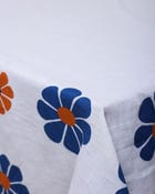 Daisy Printed Tablecloth - Off White view 2