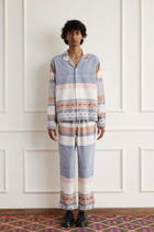 Handloom Stripes Long Sleeve Shirt view 2