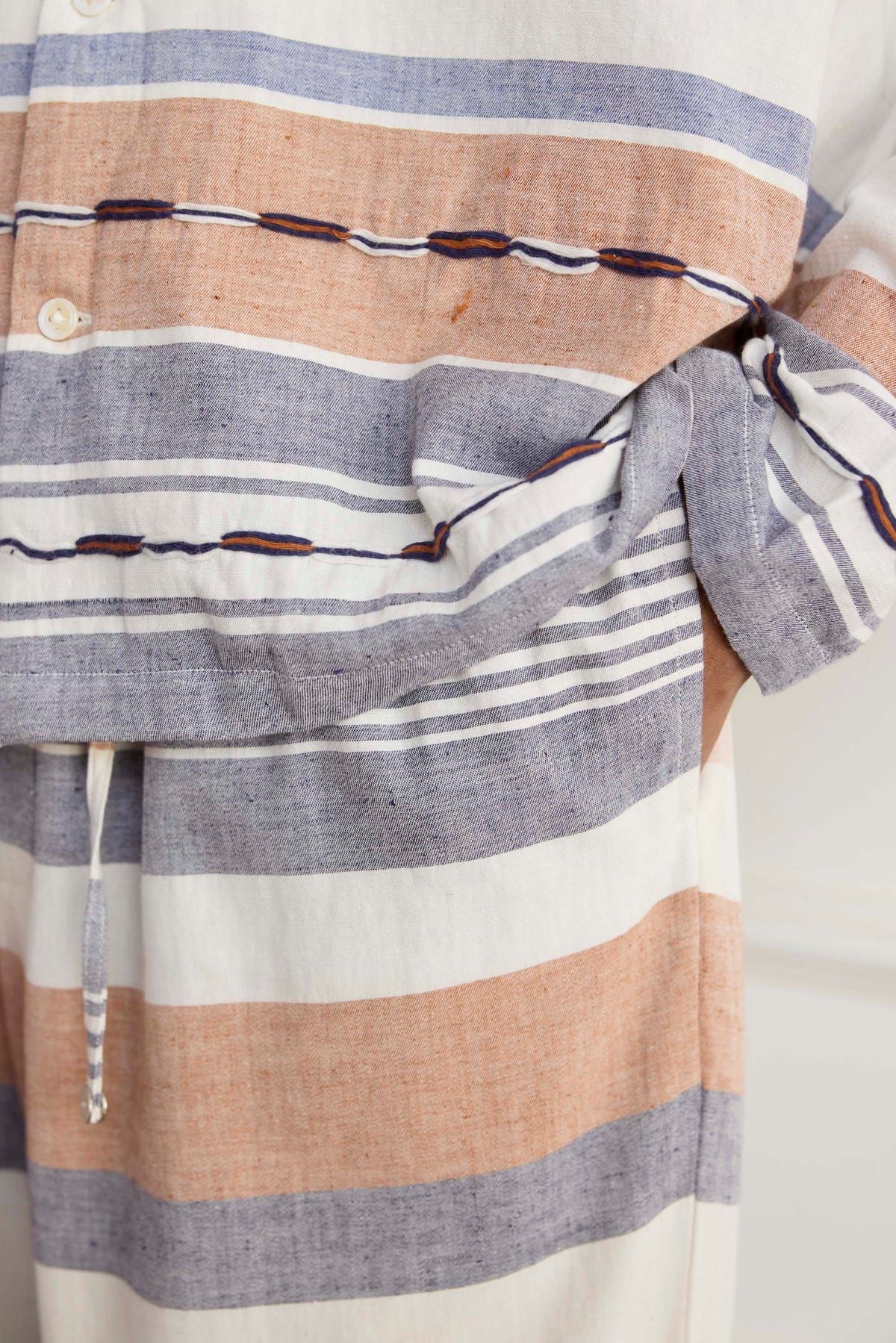 Handloom Stripes Long Sleeve Shirt - image 3