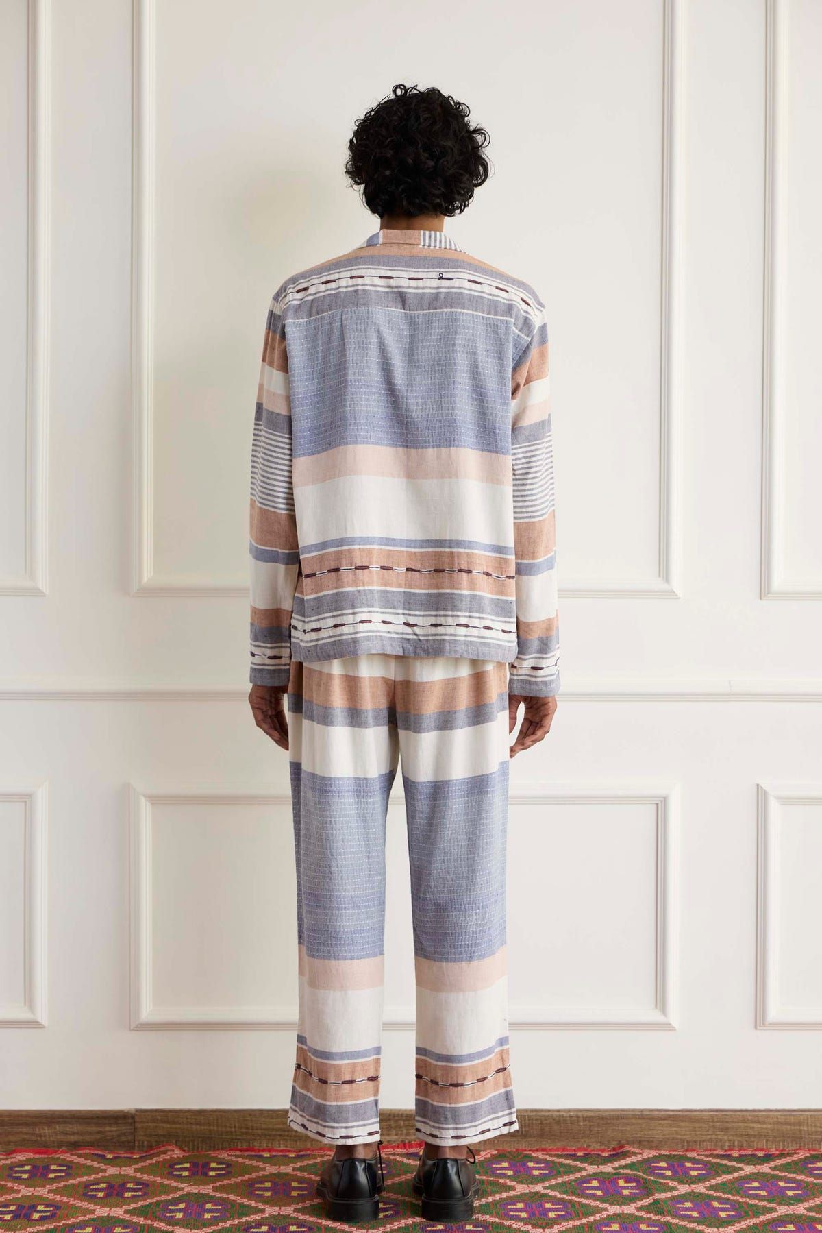 Handloom Stripes Long Sleeve Shirt - image 4