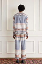 Handloom Stripes Long Sleeve Shirt view 4