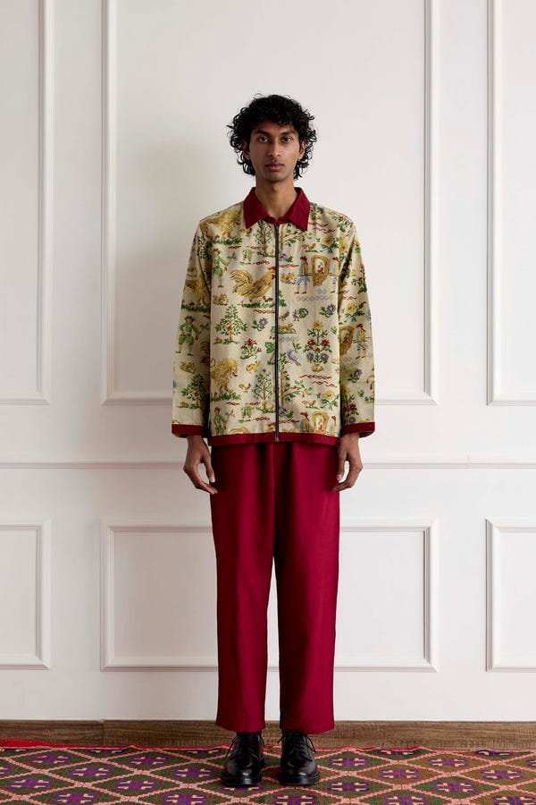 Harago — Red Drawstring Pants