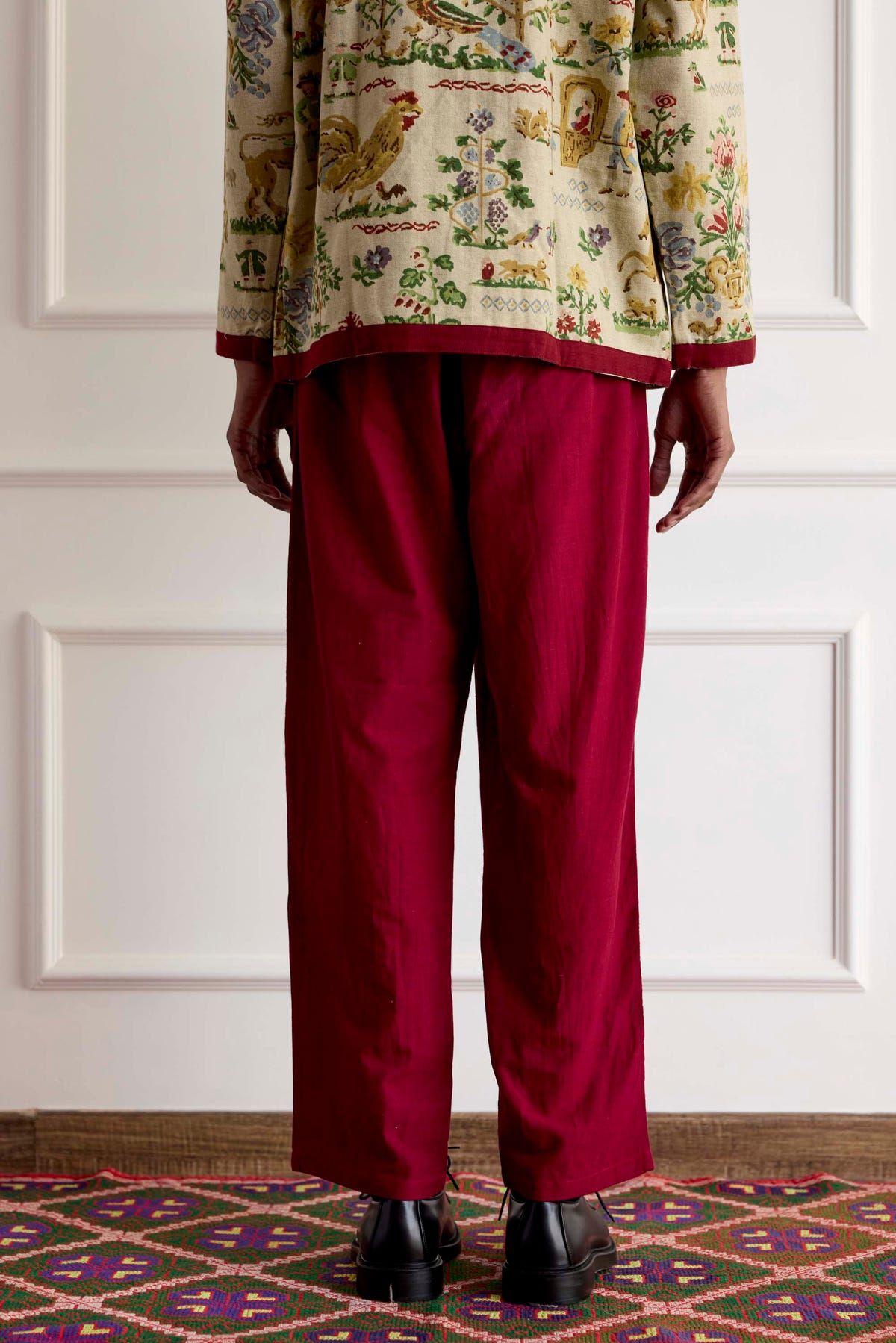 Red Drawstring Pants - image 2