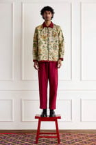 Red Drawstring Pants view 3