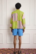 Embroidered Patchwork Shirt view 2