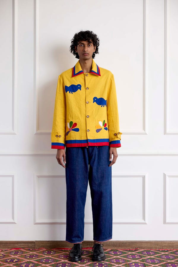 Harago — Applique Embroidered Jacket