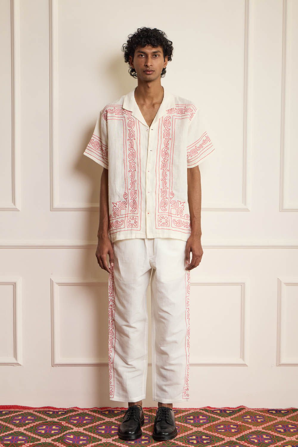 Classic Hand Embroidered Pants - image 2