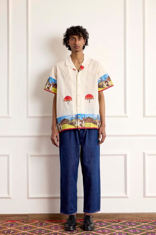 Harago — Festive Painted Shirt