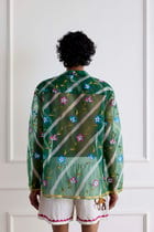 Hand-Painted Silk Shirt view 2