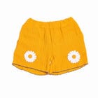 Crochet Daisy Applique Shorts view 1