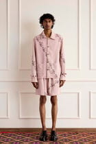 Vintage Floral Cross-Stitch Cotton Jacket view 1
